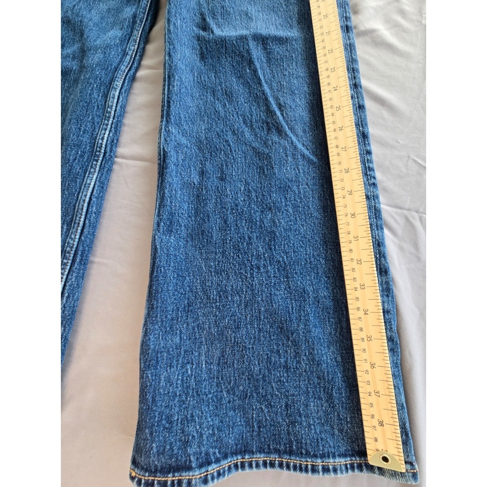 & Other Stories Womens Jeans Sz 28 Medium Wash High Rise Wide Leg Treasure Cut - Picture 16 of 16